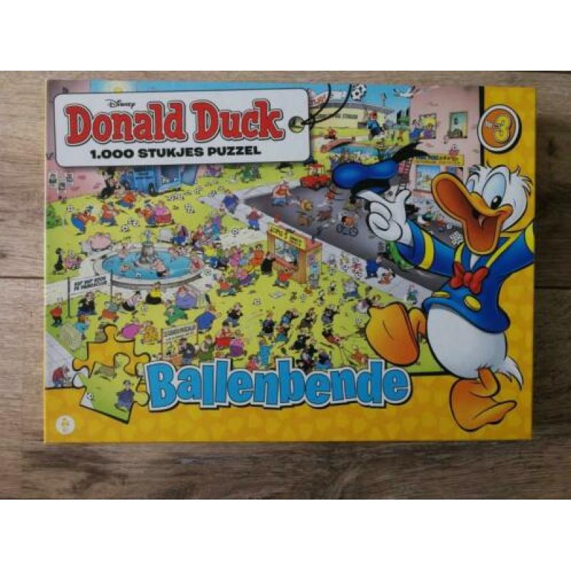 Donald Duck puzzel 1000 stukjes Ballenbende