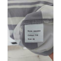 Claudia Strater Tshirt maat 36, grijs