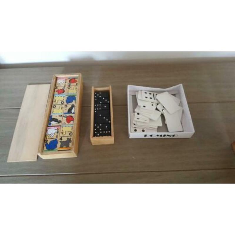 div houten spelletjes rummikub schaken dammen mikado domino