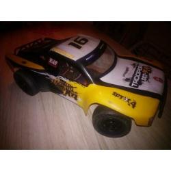 Rc radio grafische off-road auto