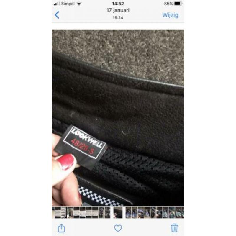 Leren motorpak te koop mt S/M