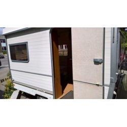 Casita vouw- klapcaravan met vaste wanden, vakantieklaar 3p.