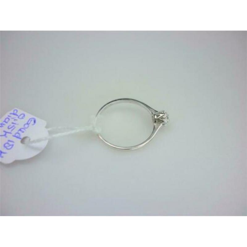 Ring wit goud 18K + 0.15K diamant / Z6219