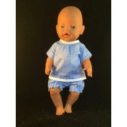 Poppenkleren 2-delig zomerpakje broek en bloes