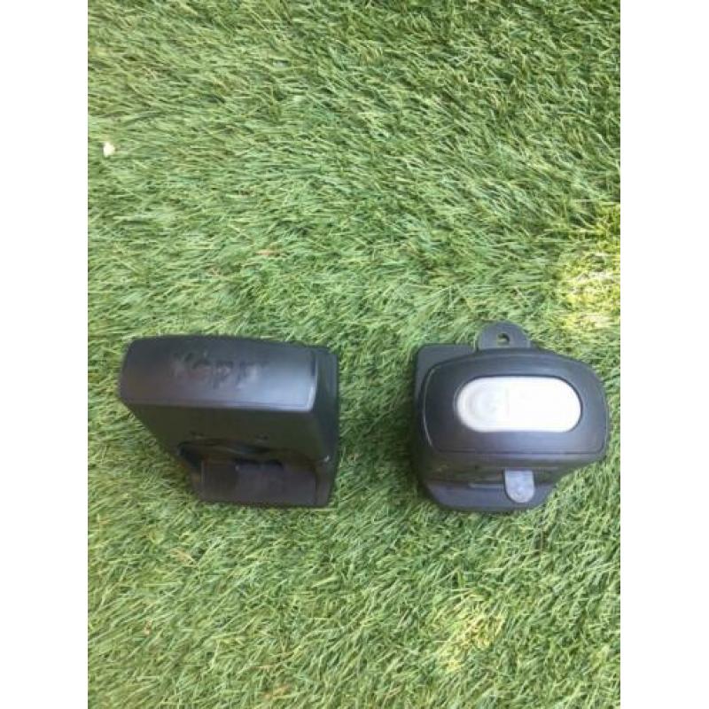 Yepp mini fietsstoeltje wit + windscherm en 2 adapters