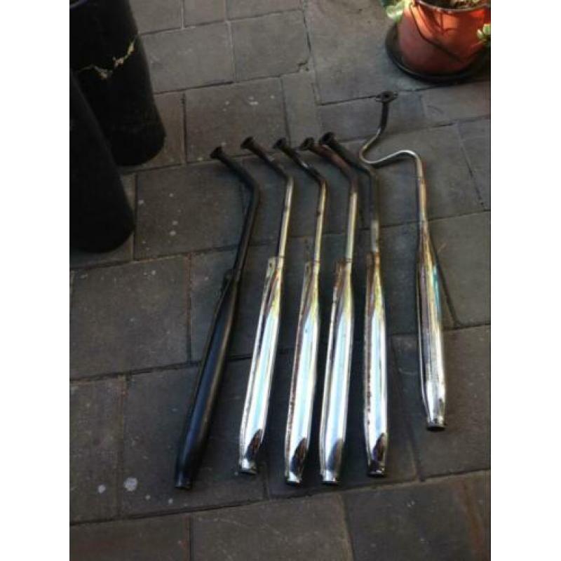 Schuuropruiming 6 x Tomos uitlaten zie omschrijving+foto's