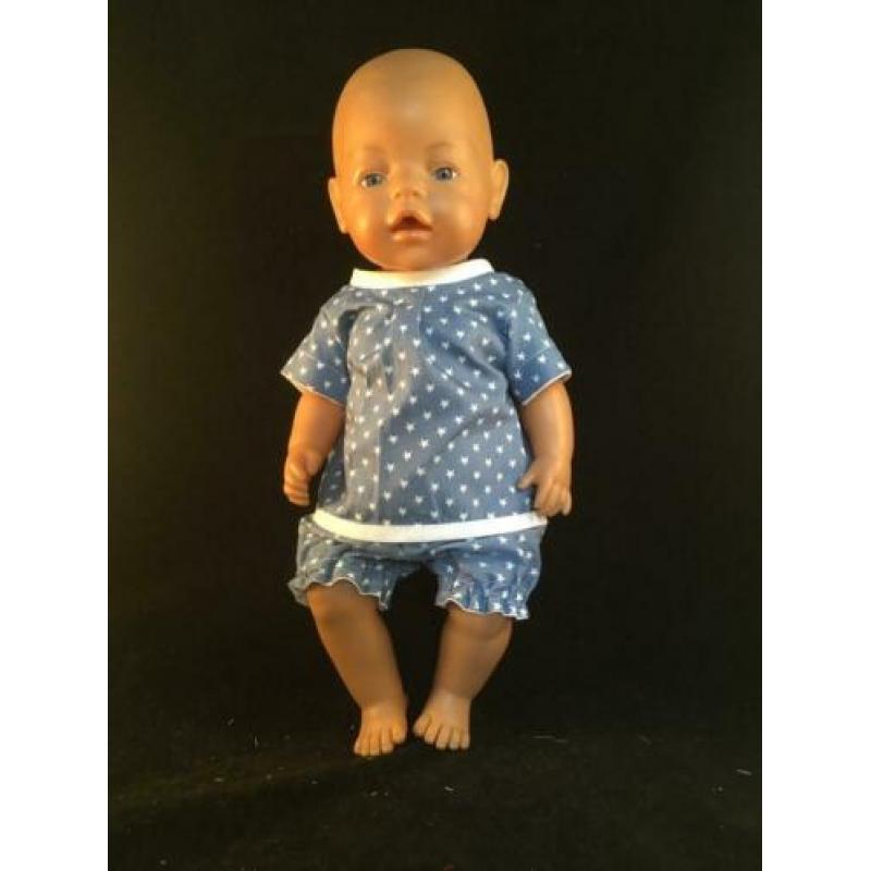 Poppenkleren 2-delig zomerpakje broek en bloes