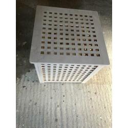 Ikea houten wasmand White wash 50x50 cm