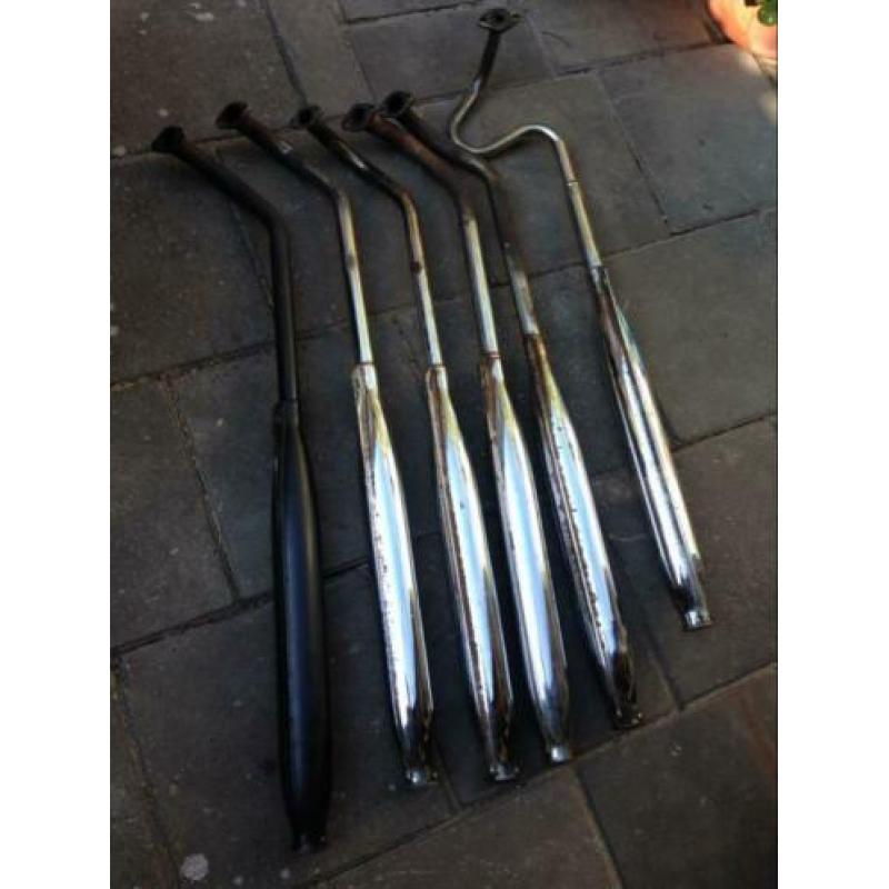 Schuuropruiming 6 x Tomos uitlaten zie omschrijving+foto's