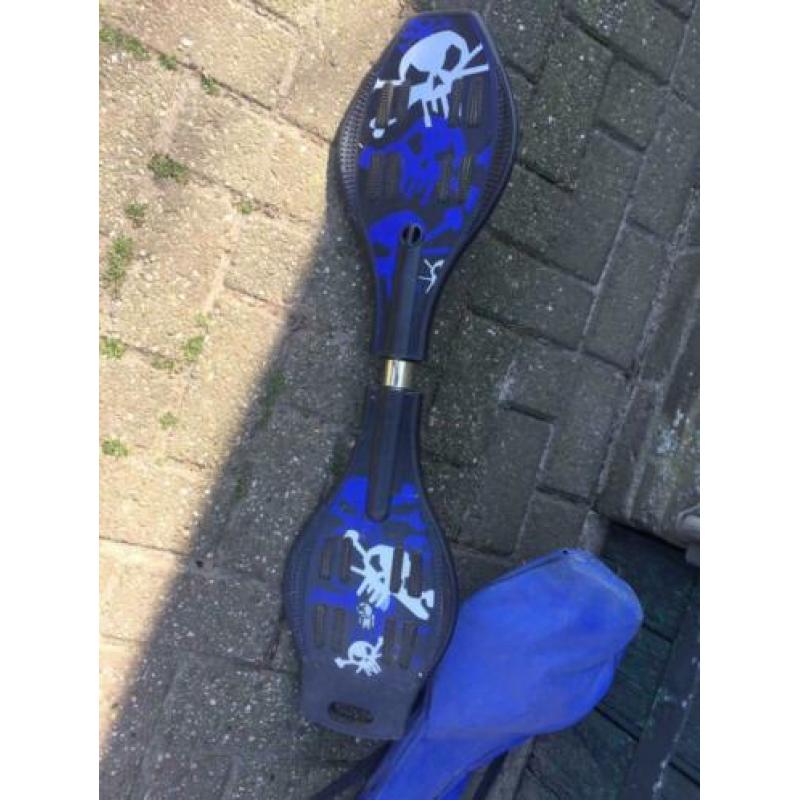 Mooie spacescooter en waveboard