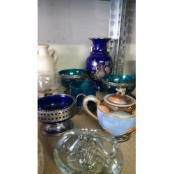 Aardewerk porselein delft blauw enz