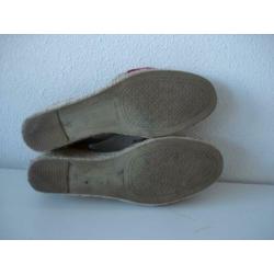 TONI PONS maat 43 rode espadrilles slingback`s sleehakken