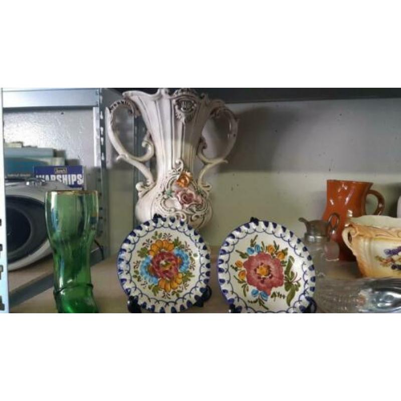 Aardewerk porselein delft blauw enz