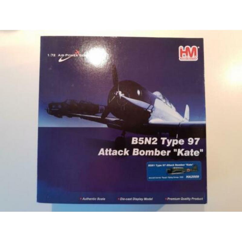 hobby master HA2009 Kate B5N1 attack bomber Japan 1942 1/72