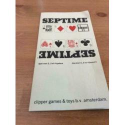 Septime klassiek bordspel kaartspel netjes en compleet