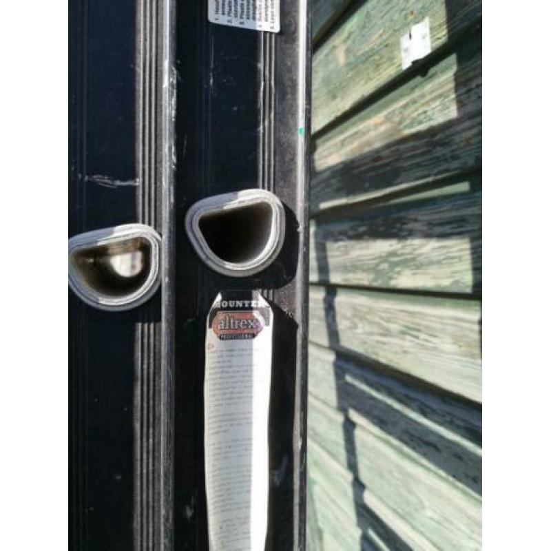 Altrex schuifladder met brede stabilisatievoet 2x12 sporten