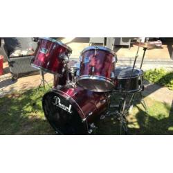 Pearl drumstel forum series rood
