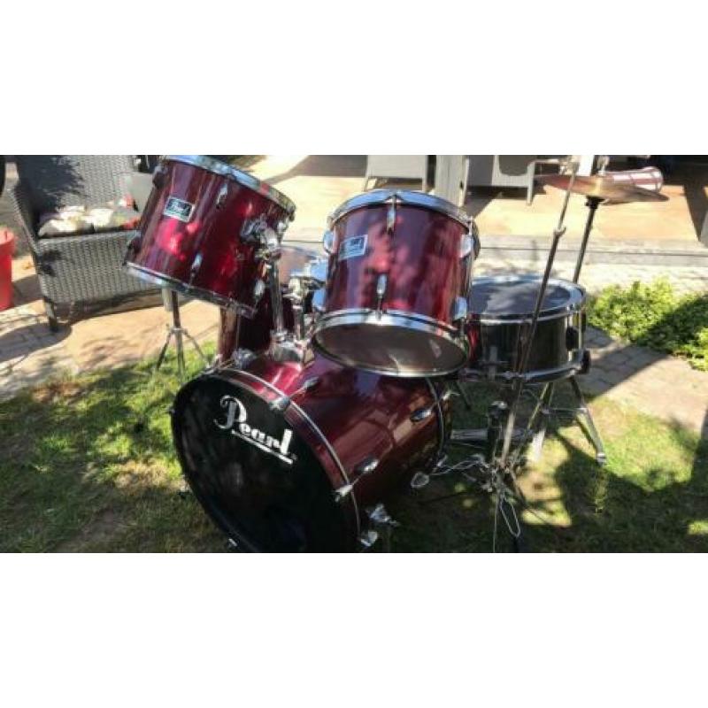 Pearl drumstel forum series rood
