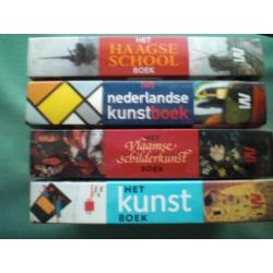 4 Gebonden Kunstboekjes
