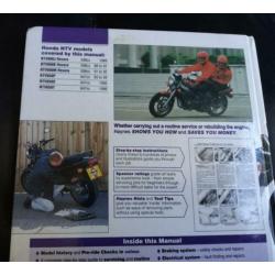 Honda 650 V- Twins technisch handboek ( Engels )