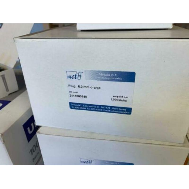 Unifix pluggen | meer dan 6500 stuks | diverse soorten/maten
