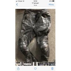 Leren motorpak te koop mt S/M