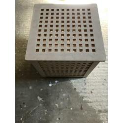 Ikea houten wasmand White wash 50x50 cm