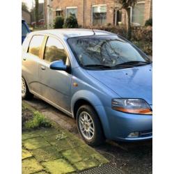 Chevrolet Kalos 1.4 16V 5D 2005 Blauw ook op gas / LPG.