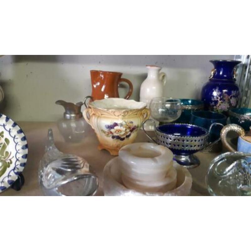 Aardewerk porselein delft blauw enz