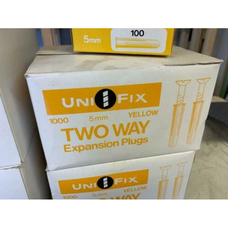 Unifix pluggen | meer dan 6500 stuks | diverse soorten/maten