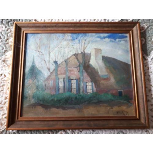 Schilderij van Germ de Jong 1886-1967. Bergense School.