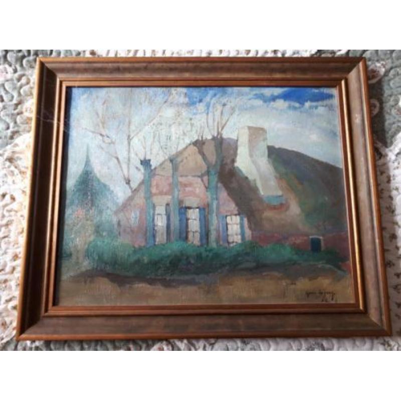 Schilderij van Germ de Jong 1886-1967. Bergense School.