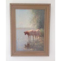 Schilderij diverse oud en nieuwe schilderijen kunst objecten