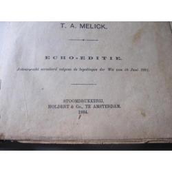 antiek boek Boek 'Donkere Dagen' uit 1884 (!)