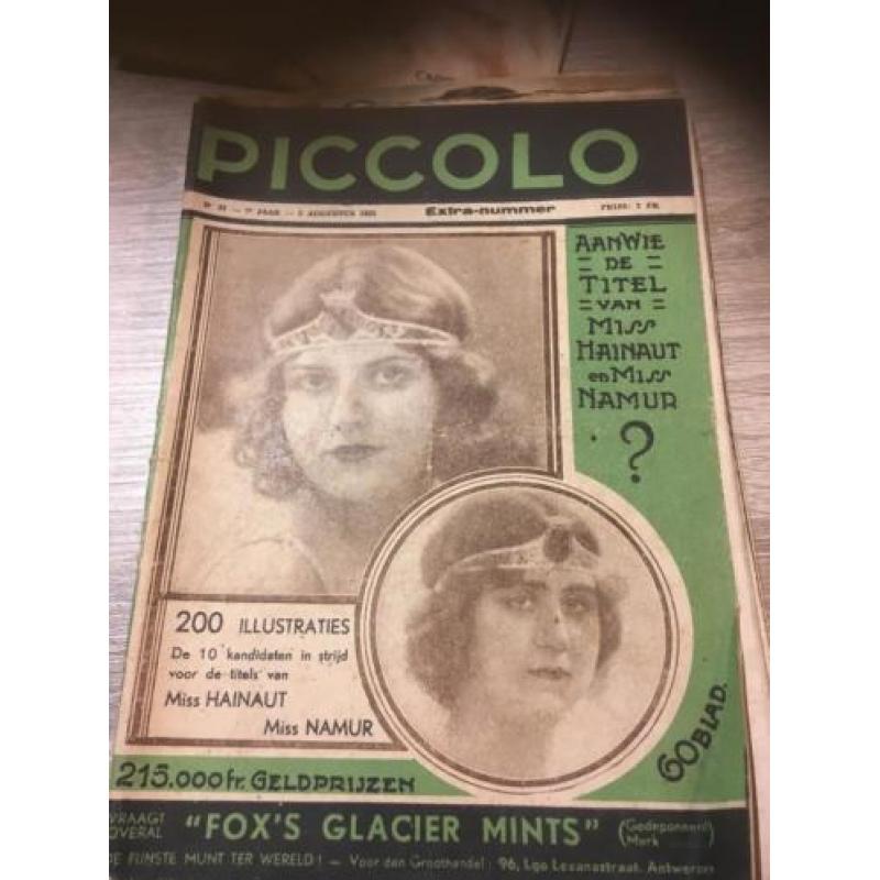 Piccolo weekbladen 1931/1934