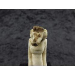 Egyptian faience amulet of Toth as Baboon