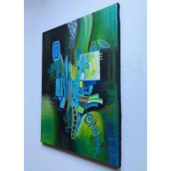 " a Composition " Prachtig Acrylschilderij van V.Darbinyan
