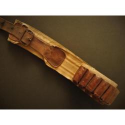 Stoere Oude patronenriem / kogelriem / riem jacht.