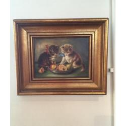 Schilderij diverse oud en nieuwe schilderijen kunst objecten