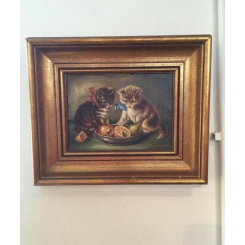 Schilderij diverse oud en nieuwe schilderijen kunst objecten