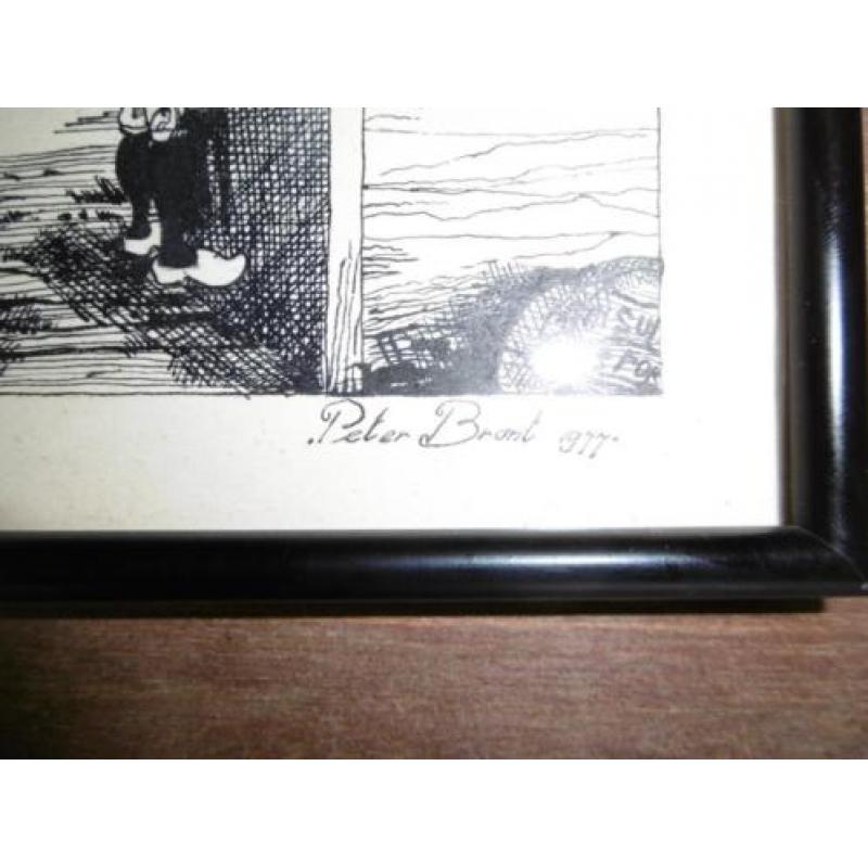 pentekening peter brant 1977 Molenaars