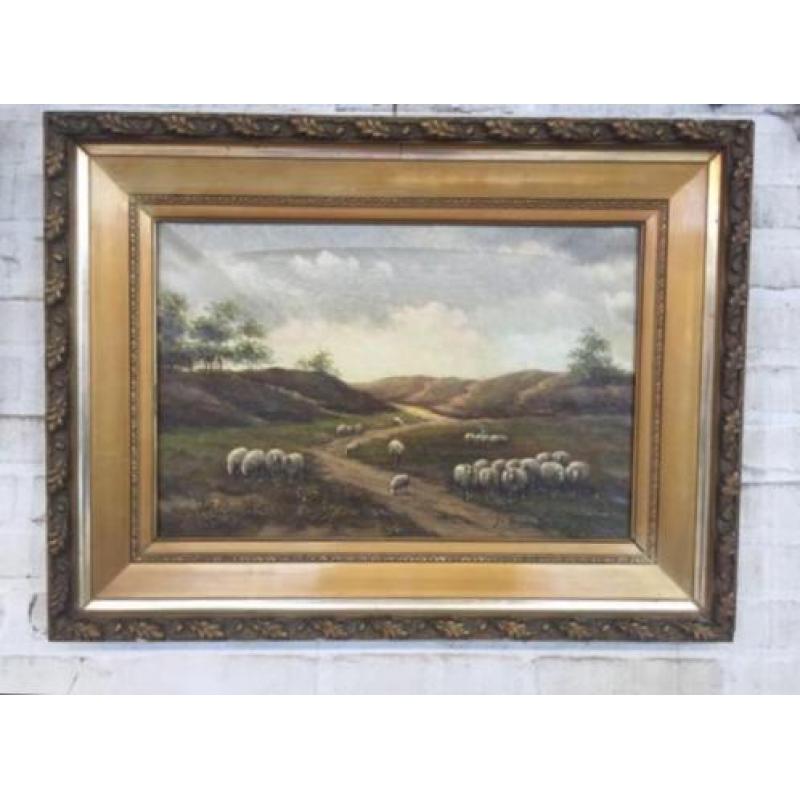 Schilderij diverse oud en nieuwe schilderijen kunst objecten