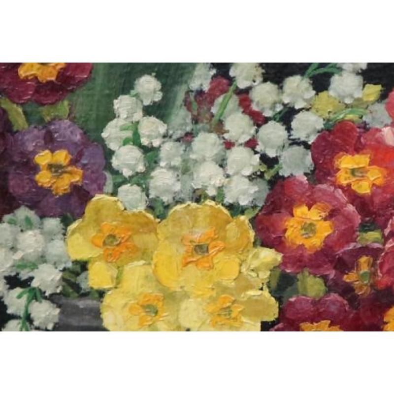 Claude Sielens, boeket in bonte kleuren