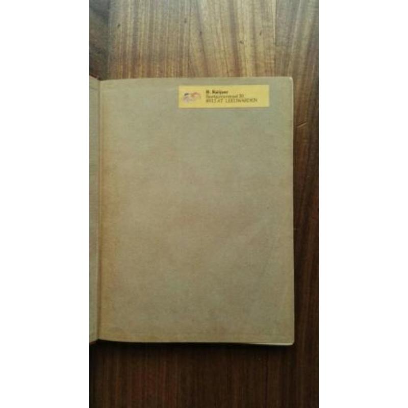 Mooie oude boekband: Materialenkennis metaalbewerker 1915