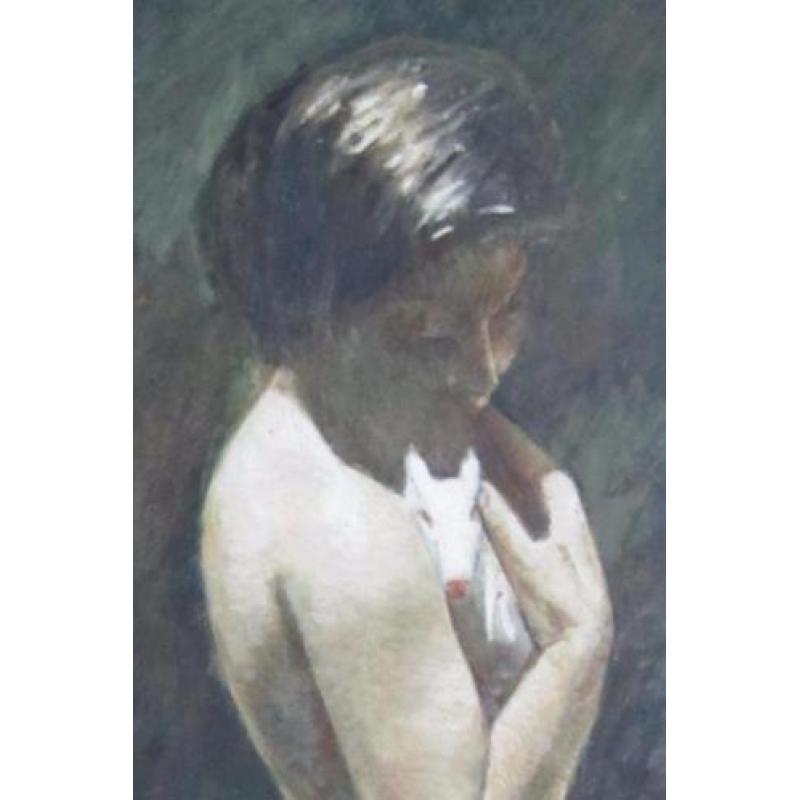 === Cornelis Kloos 1895-1976===90 x 70 cm===staand naakt ===