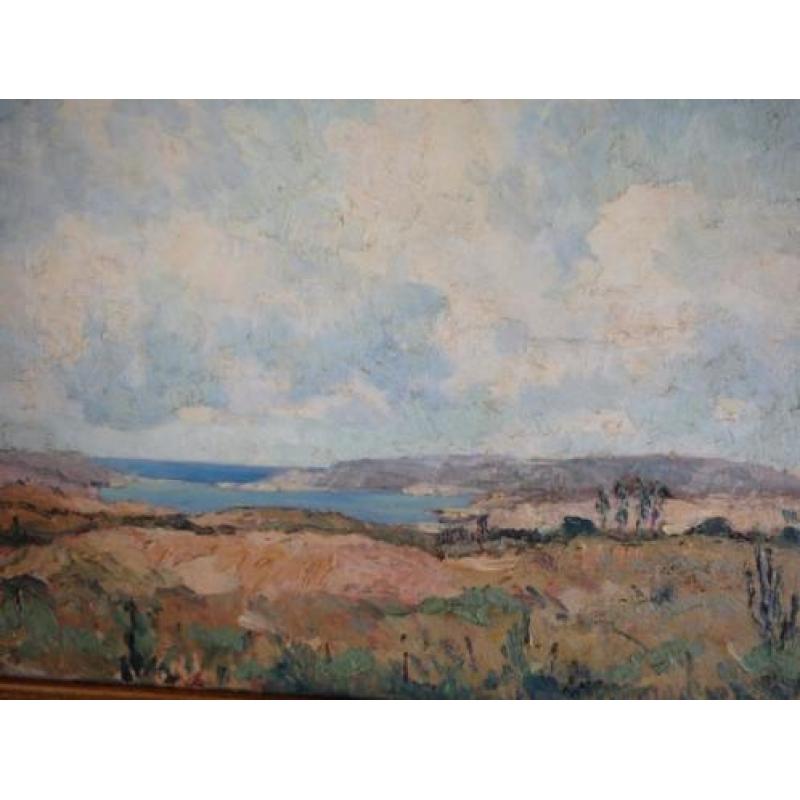 Impressionistisch - kustlandschap ca. 1940 - gesigneerd