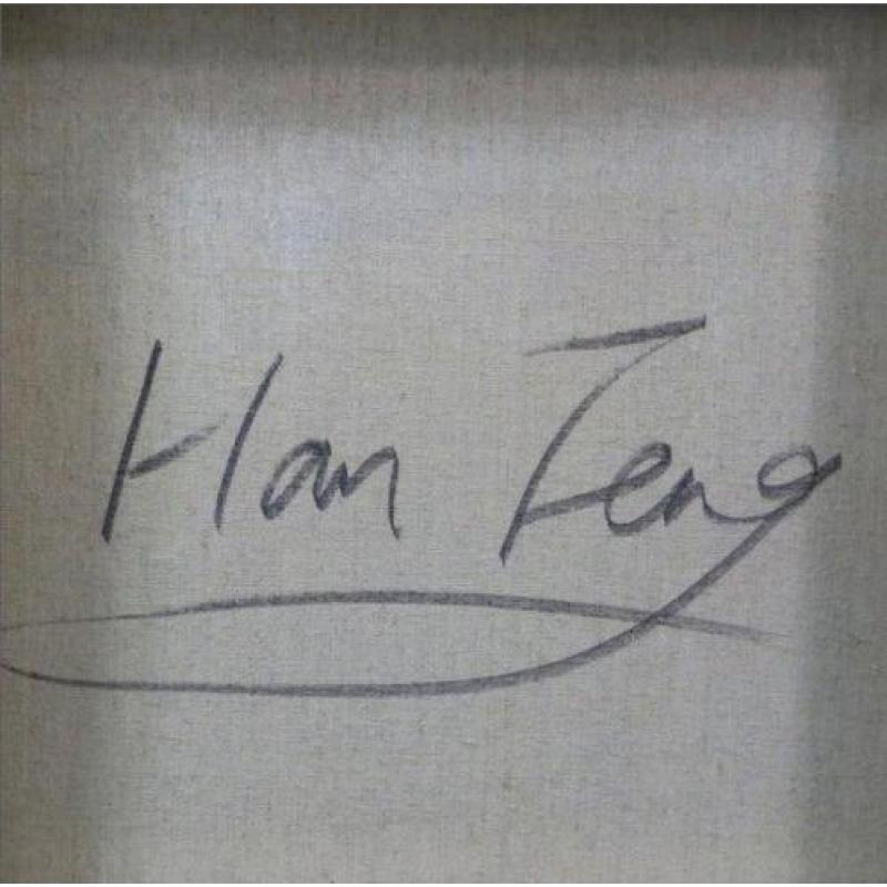Han Teng - zonder titel VI - 80 x 80 cm - Acryl op doek -...