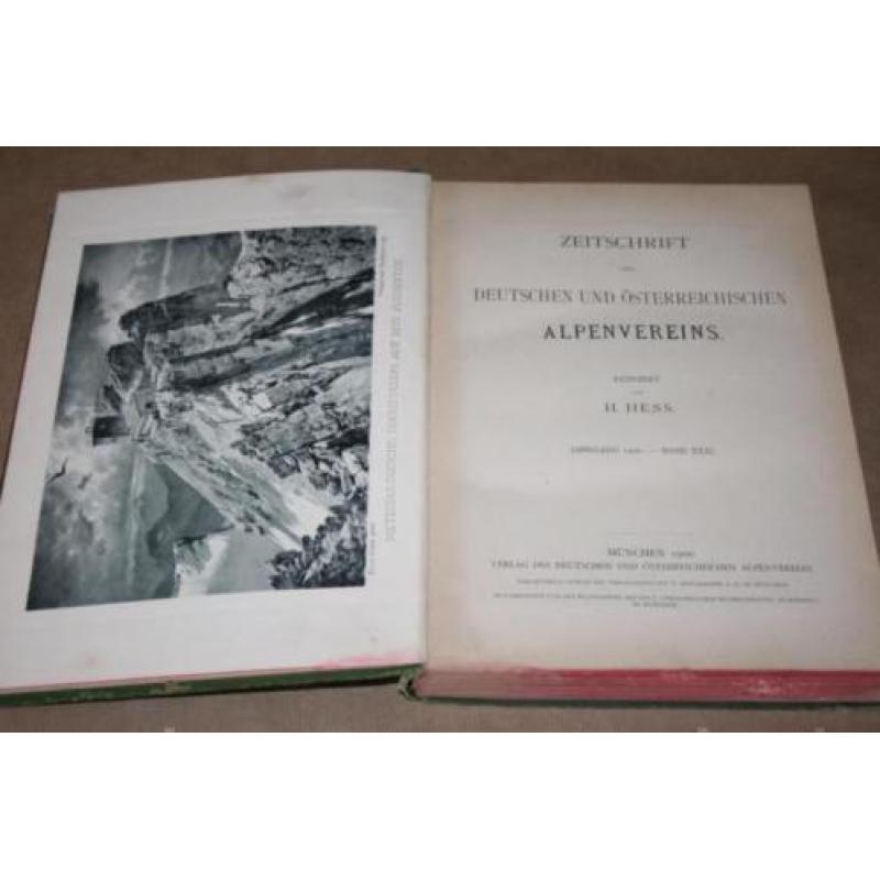 Bundeling Deutschen und Õstereichischen Alpenvereins 1900 !!