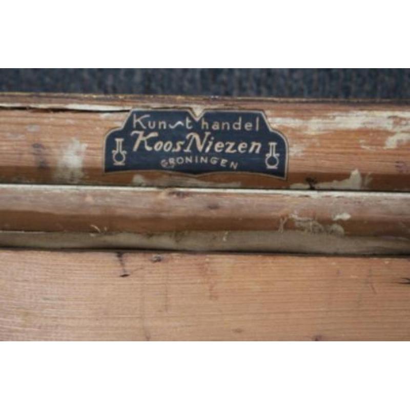 Indië, oude olieverf, voluit gesigneerd