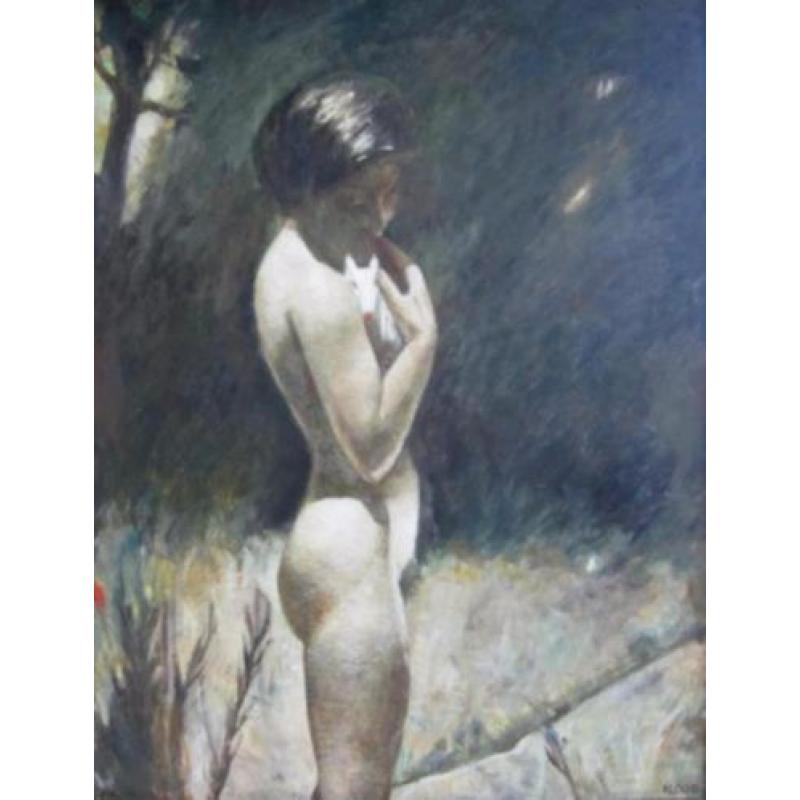 === Cornelis Kloos 1895-1976===90 x 70 cm===staand naakt ===